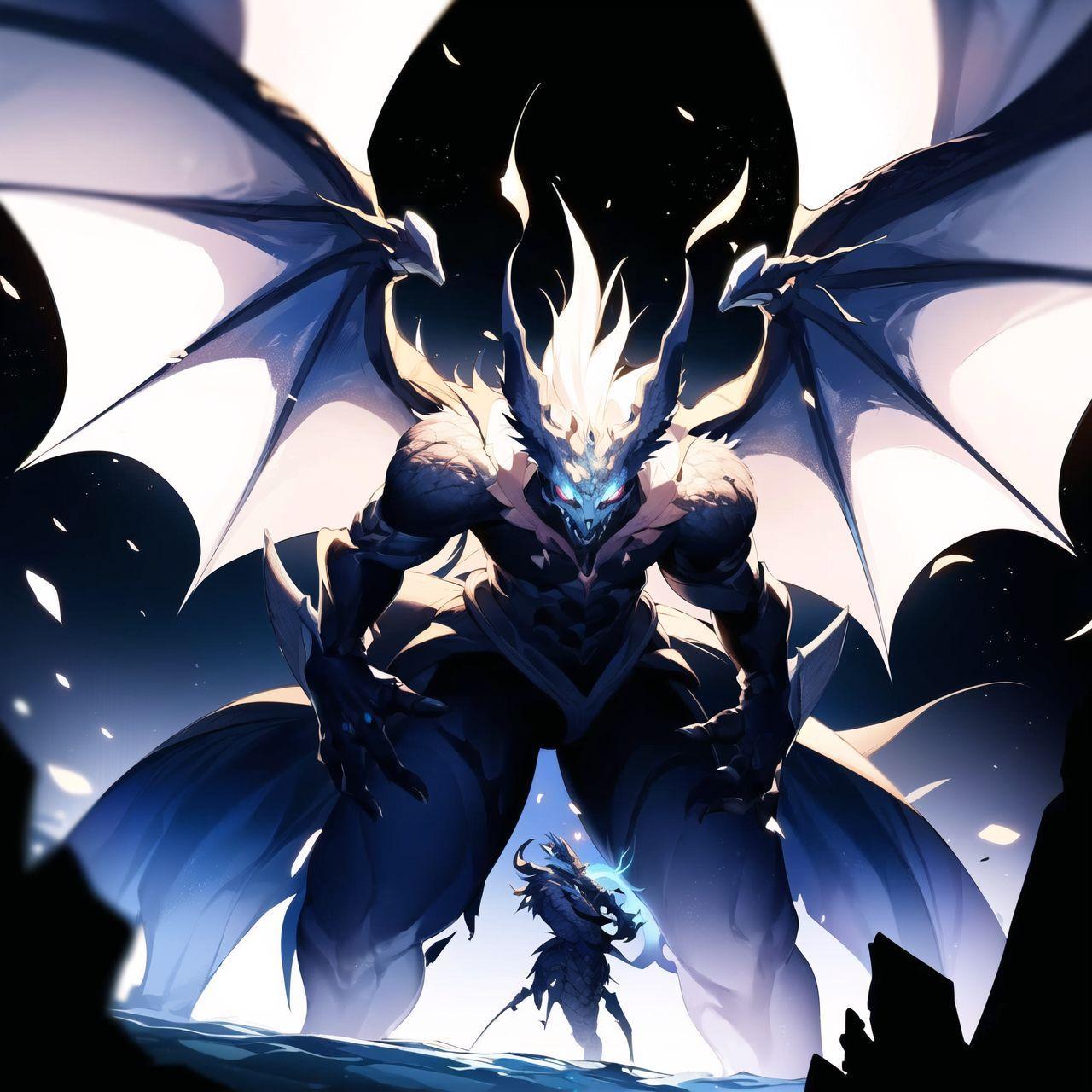 最終決戦、魔龍王VS 無謀な英雄