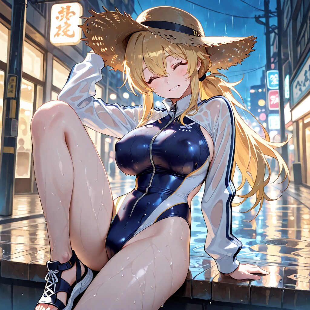麦わらと夜
