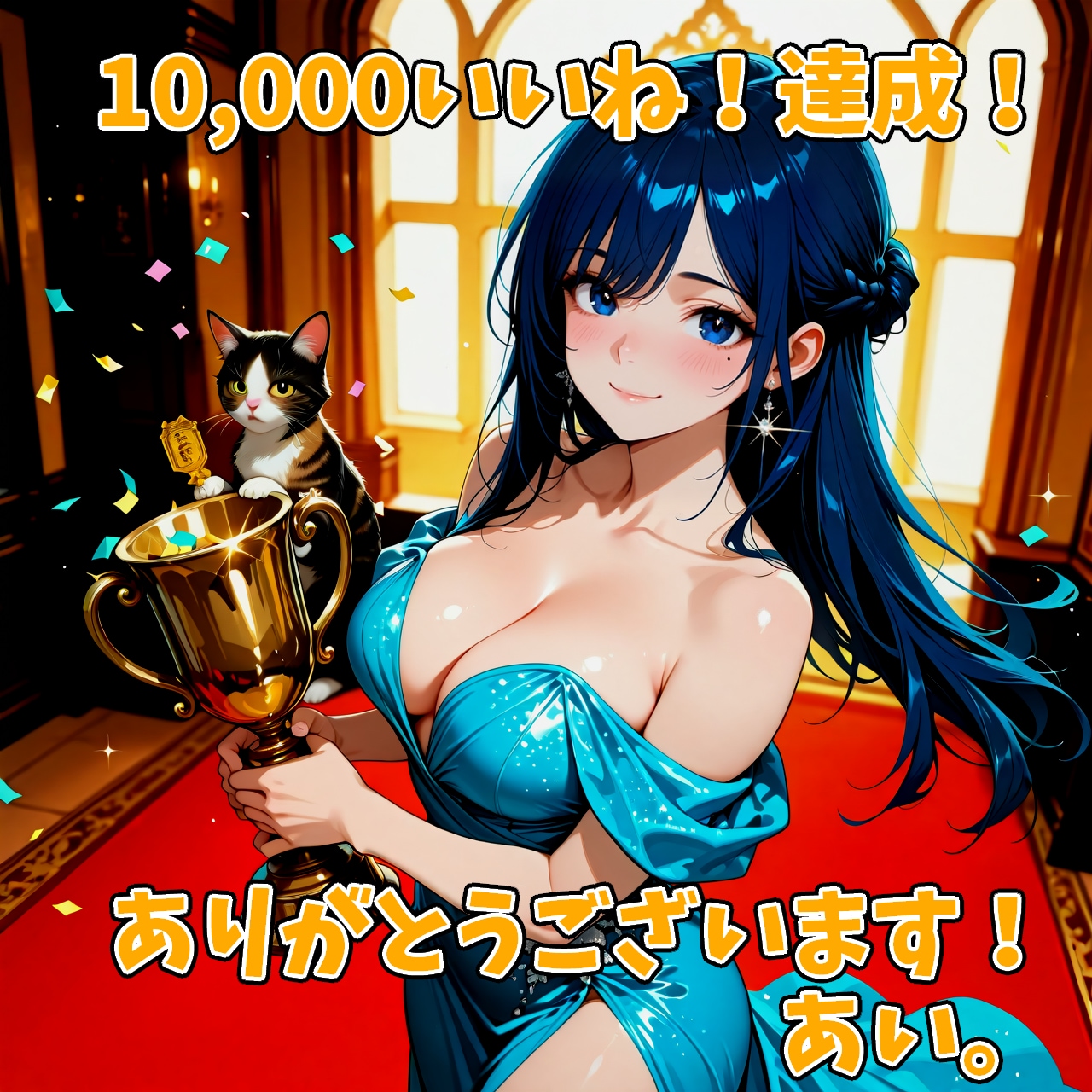 祝・10000いいね！達成！輝くステージであいと一緒にお祝い！