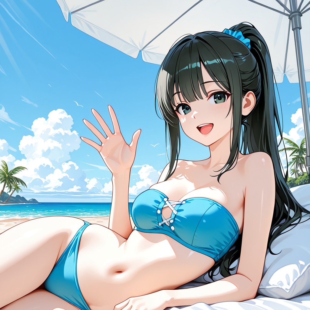お兄ちゃーん、こっち来てー、いいことしよ！