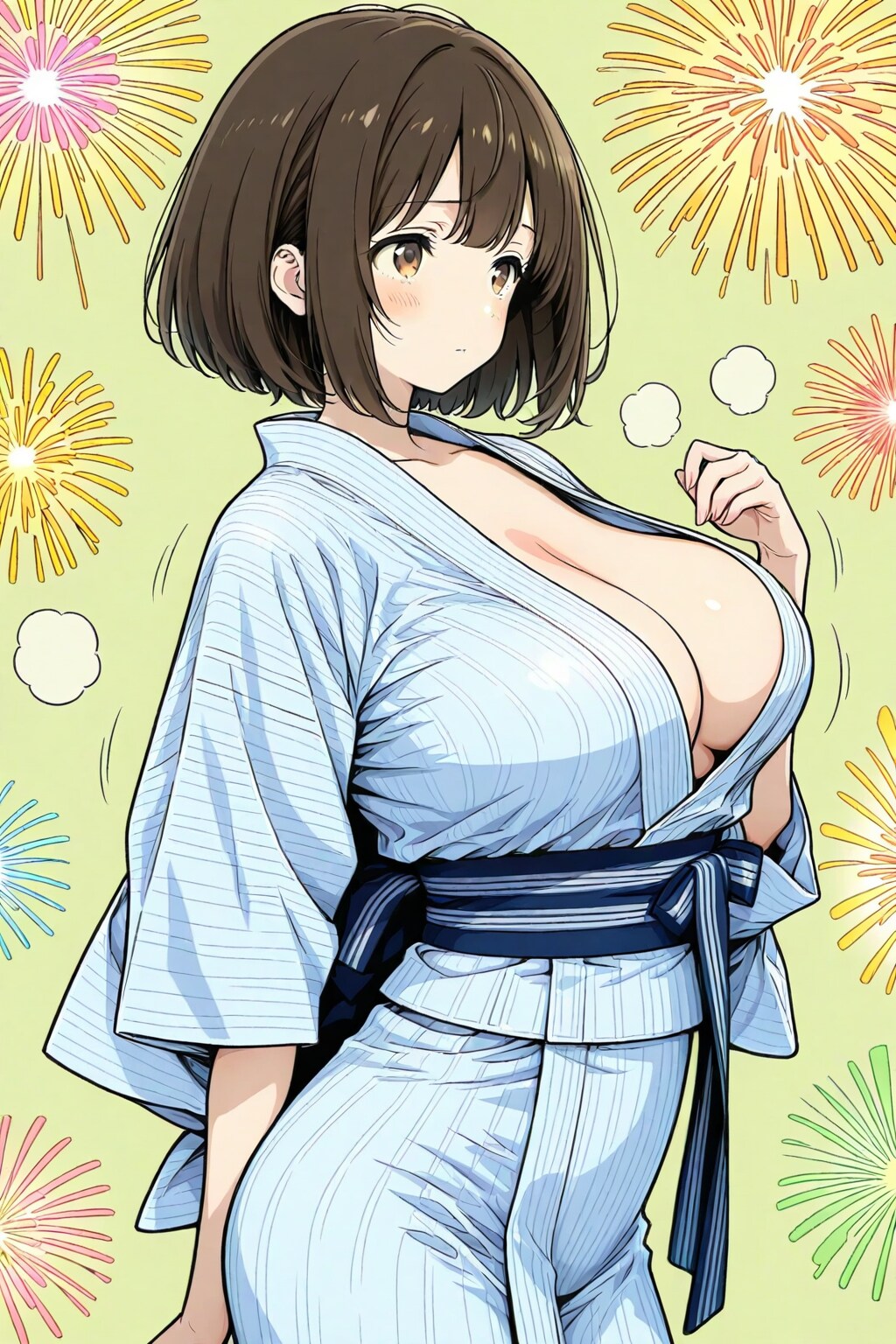 浴衣の着方合ってる？ | の人気AIイラスト・グラビア