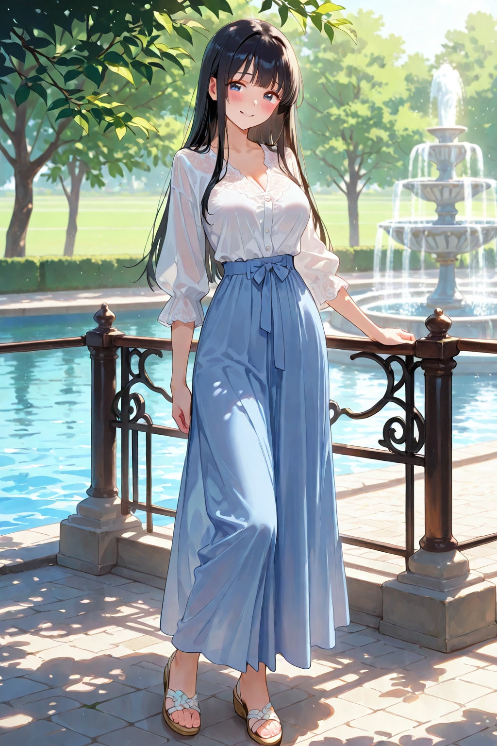 詩帆ちゃん ロングスカート