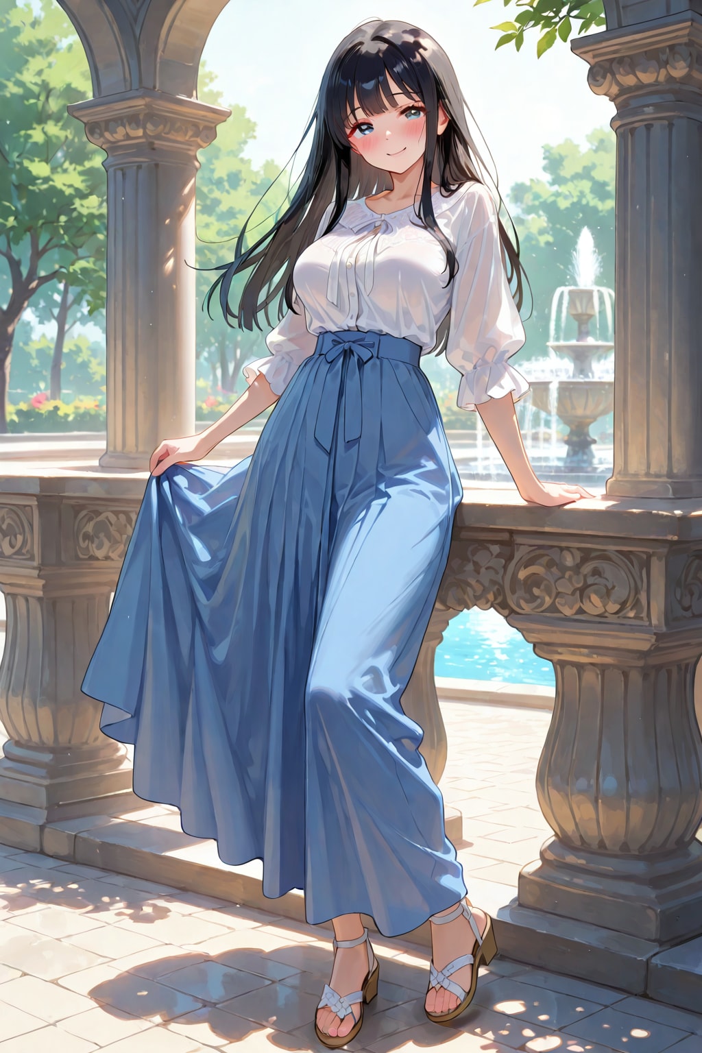 詩帆ちゃん ロングスカート