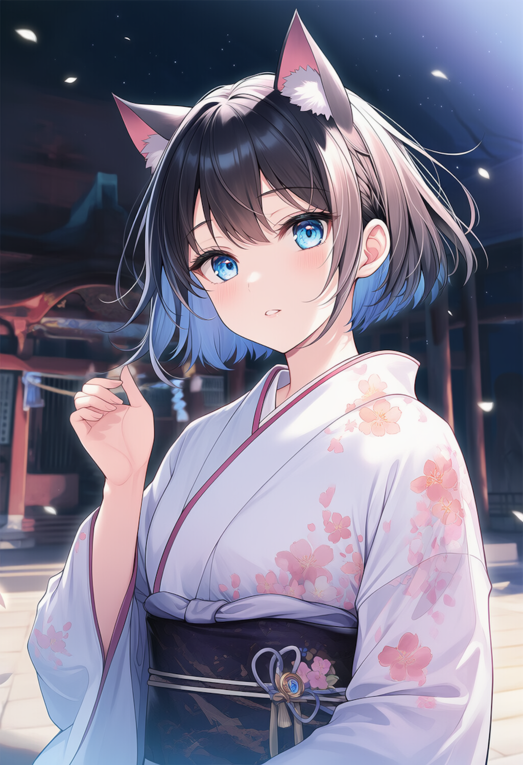 ねえ、似合う・・・かな?