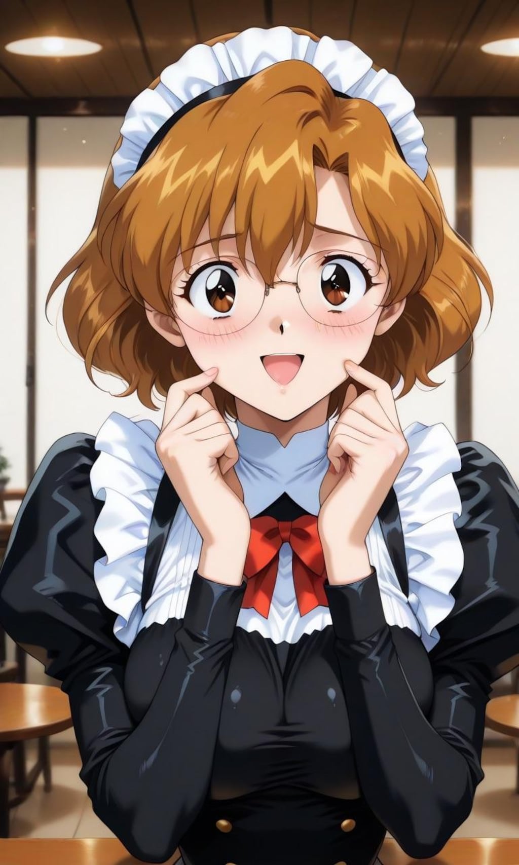 カフェ店員のりおんちゃん