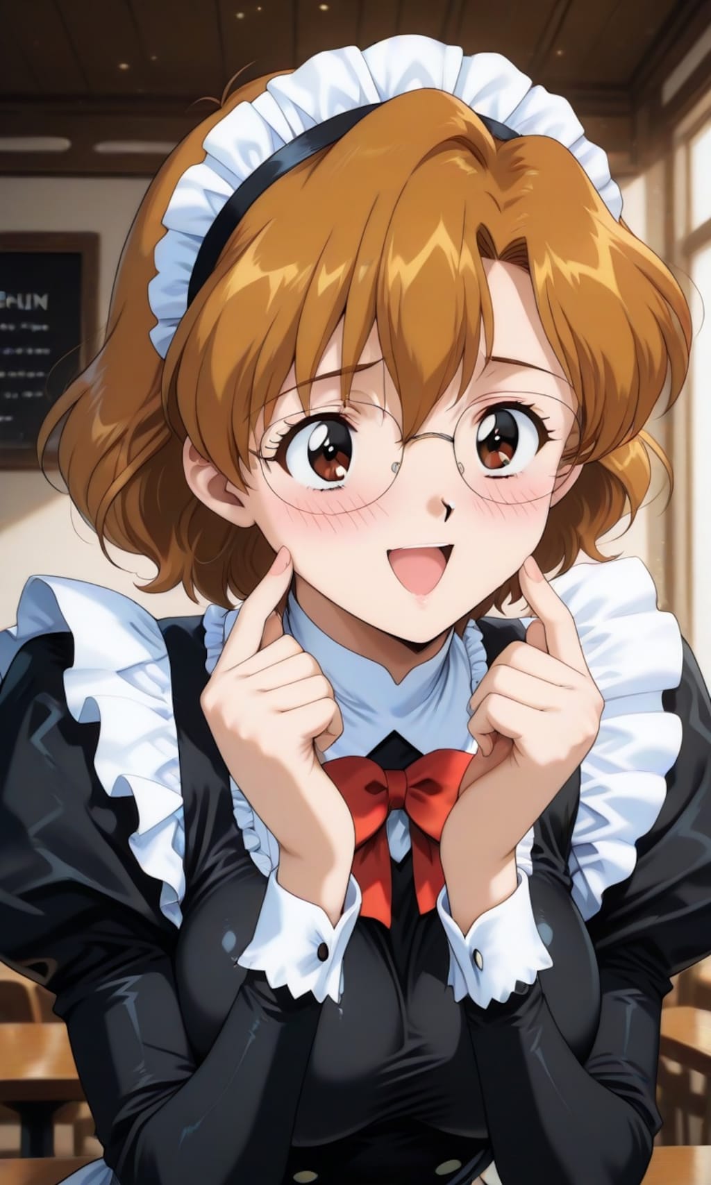 カフェ店員のりおんちゃん