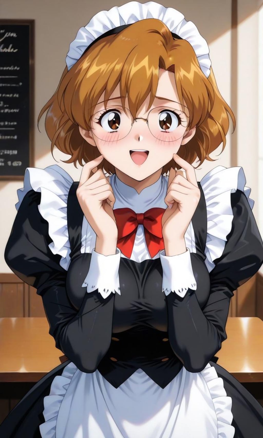 カフェ店員のりおんちゃん