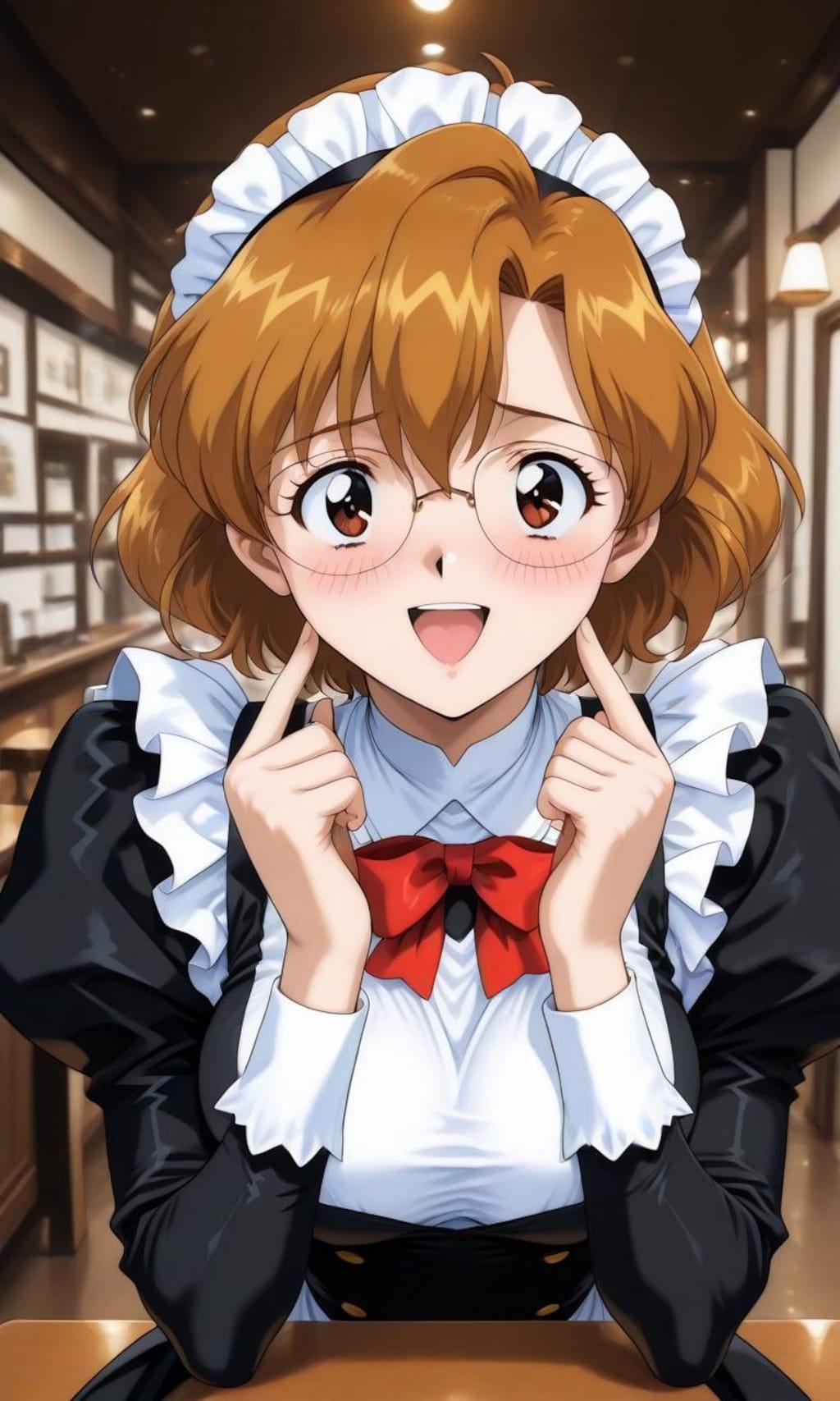 カフェ店員のりおんちゃん