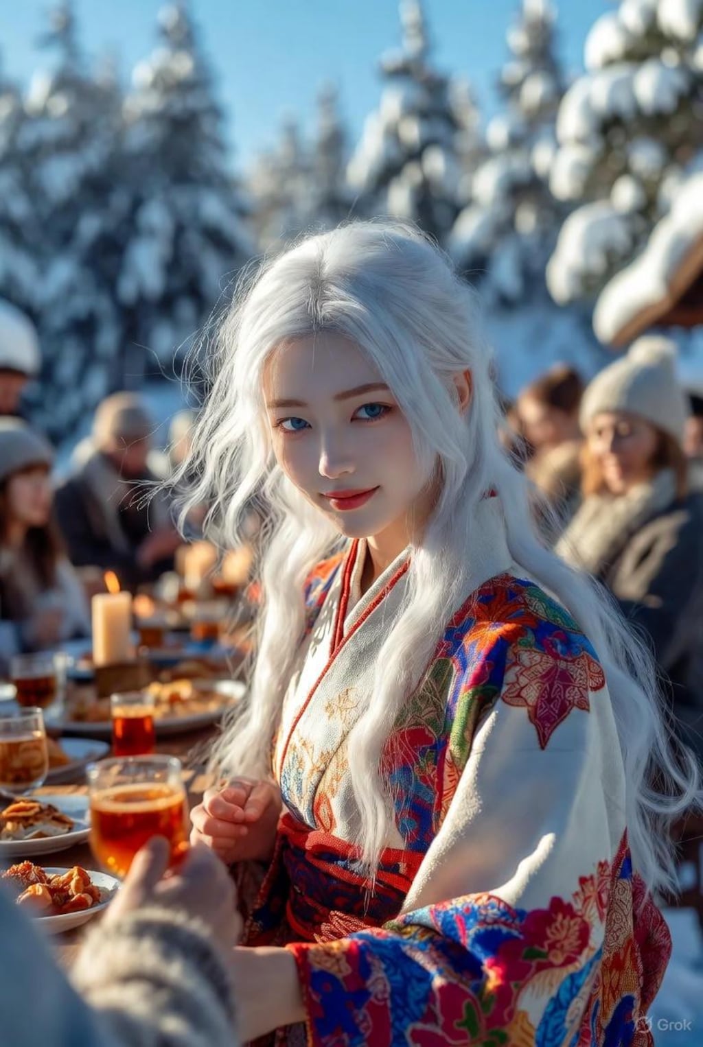 ユール祭に参加する雪ちゃん