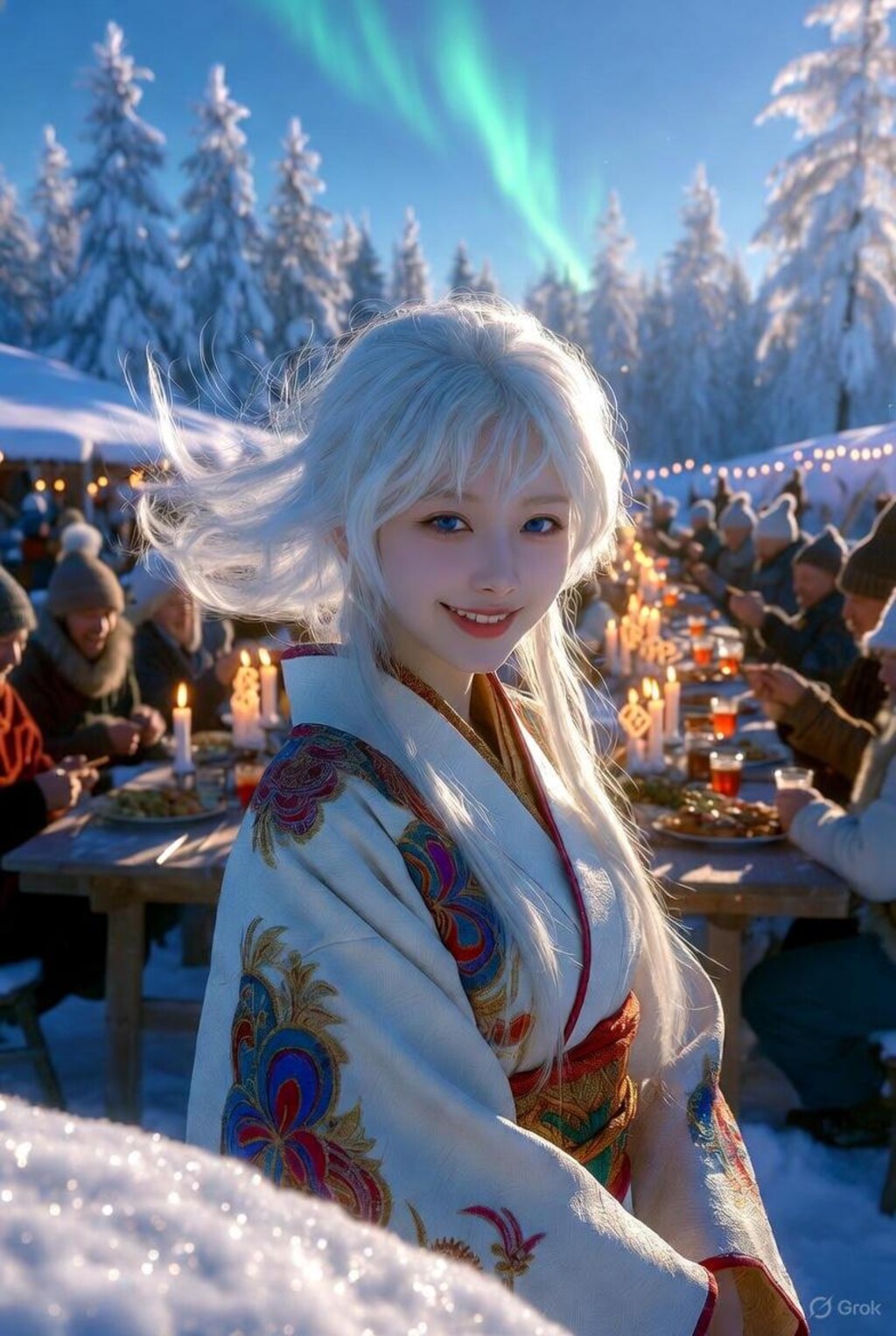 ユール祭に参加する雪ちゃん