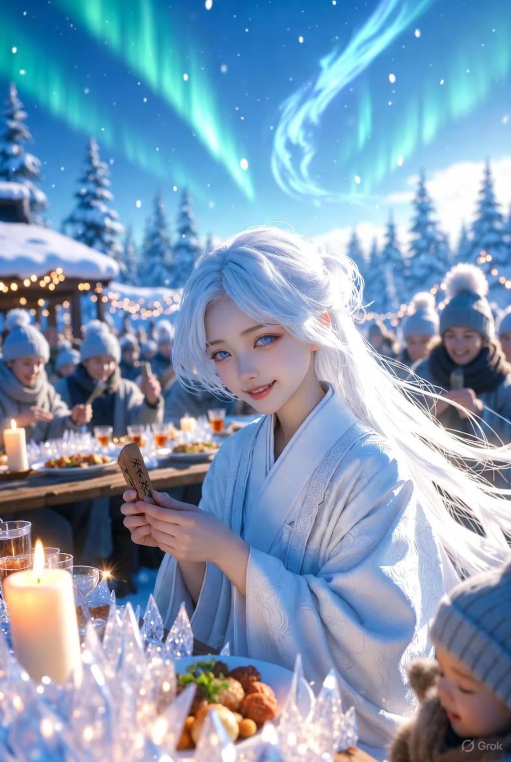 ユール祭に参加する雪ちゃん