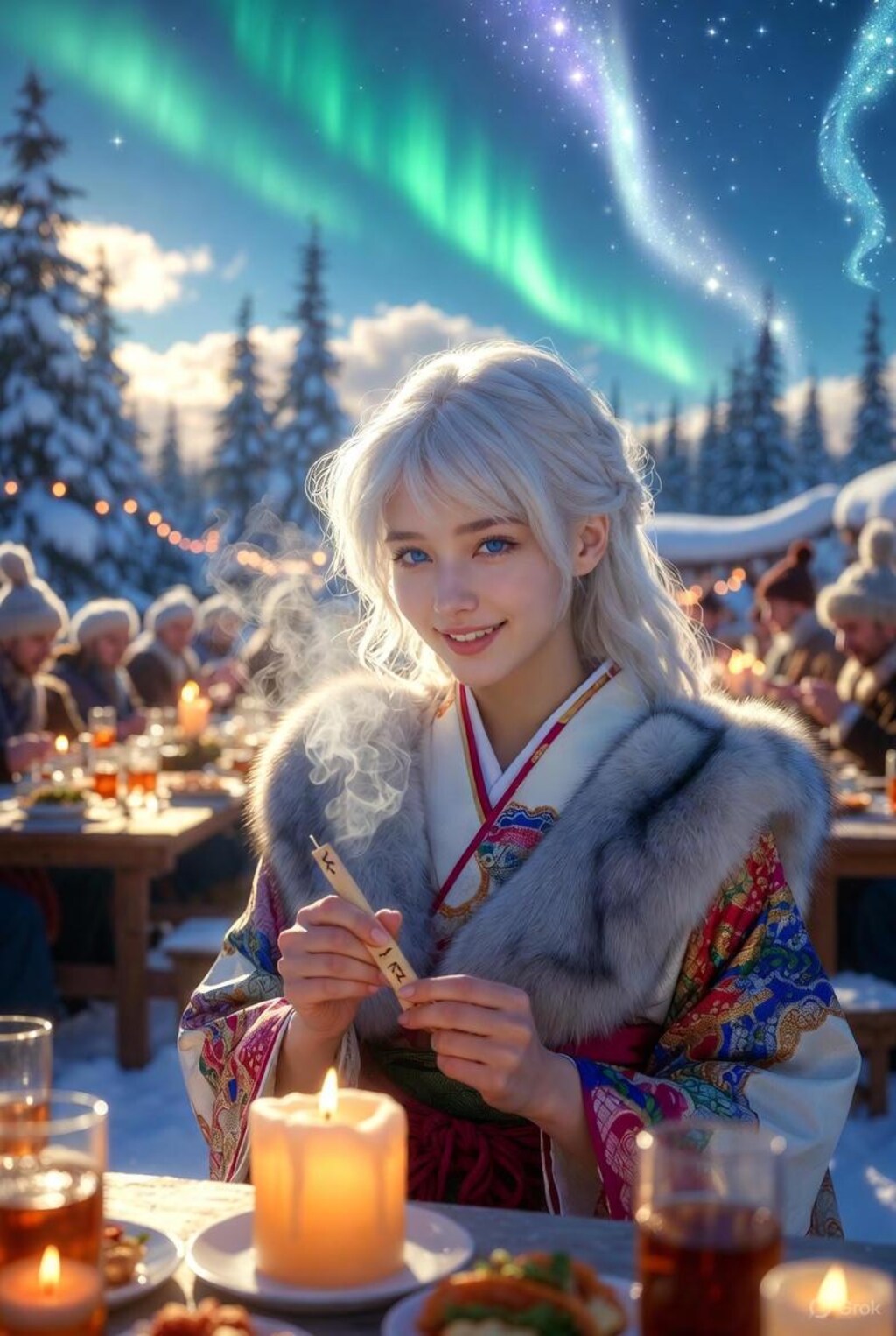 ユール祭に参加する雪ちゃん