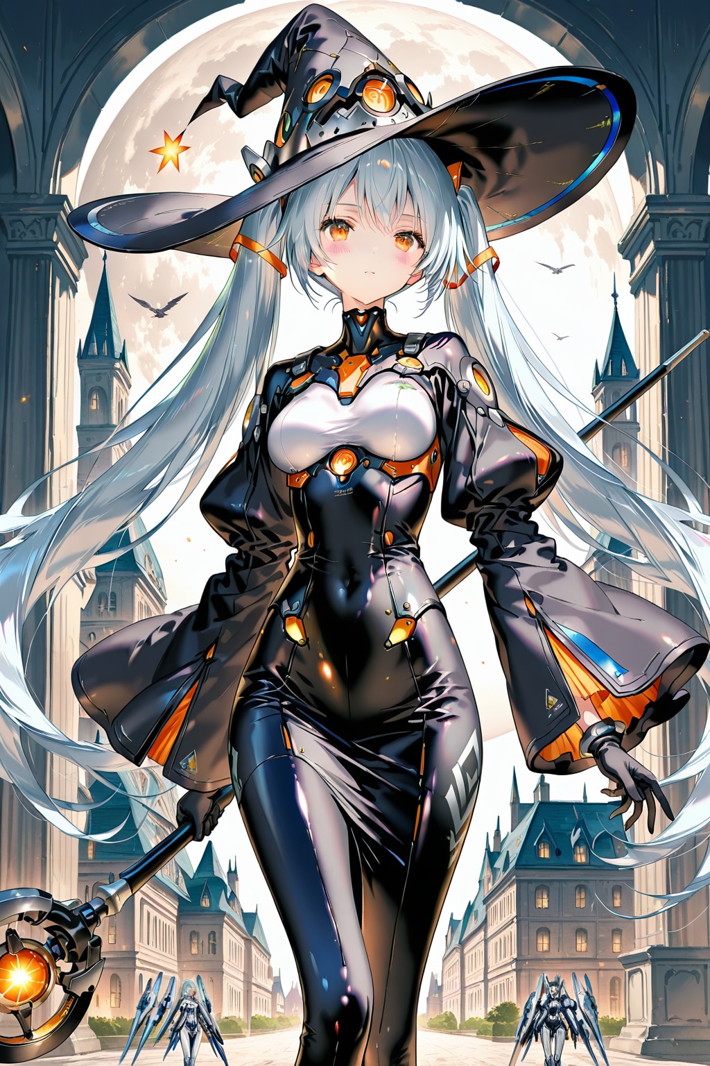 魔女のメカ娘 | の人気AIイラスト・グラビア