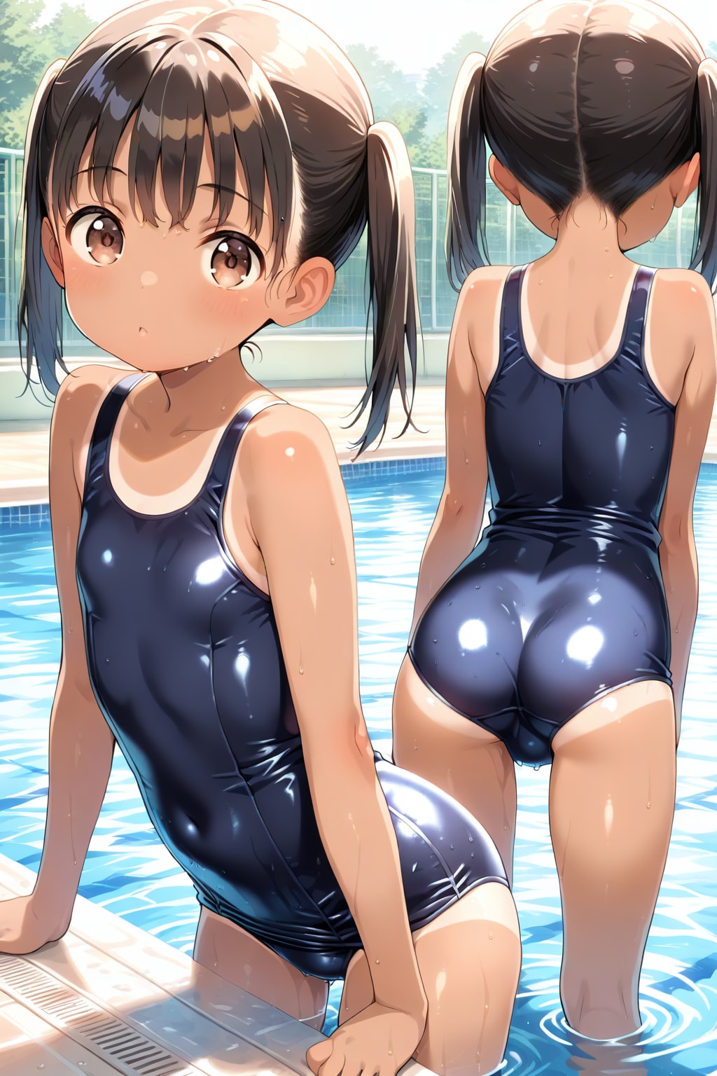 スク水美少女たち