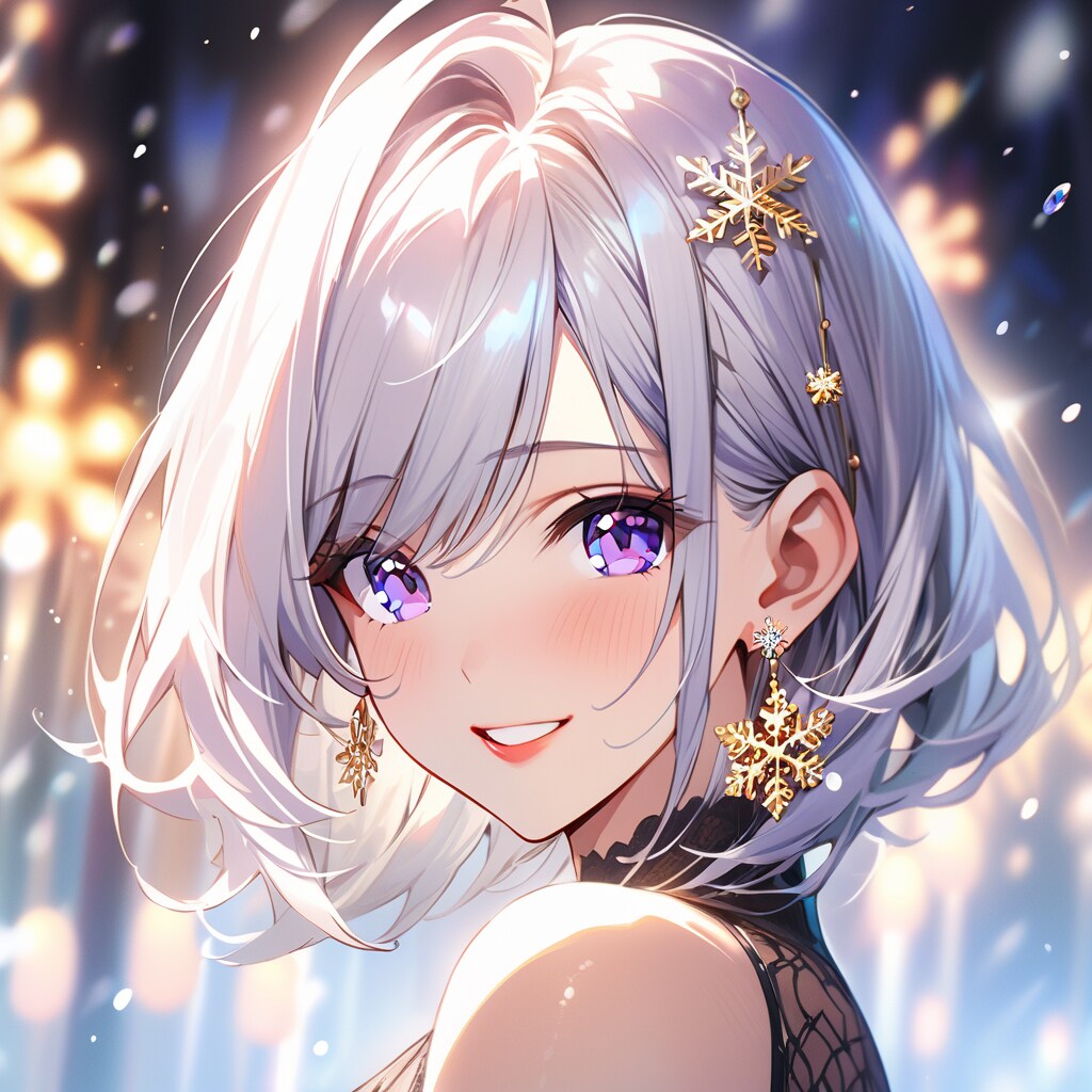 結晶化イヤリング | の人気AIイラスト・グラビア