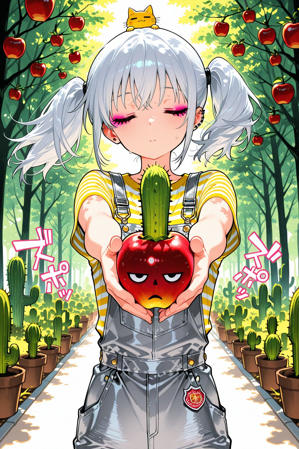 ツインテールの白髪ちゃん | の人気AIイラスト・グラビア