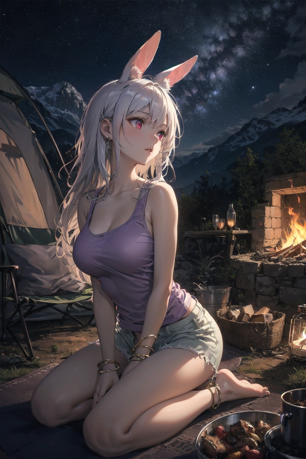 ソロキャンプなのです🐰⛺