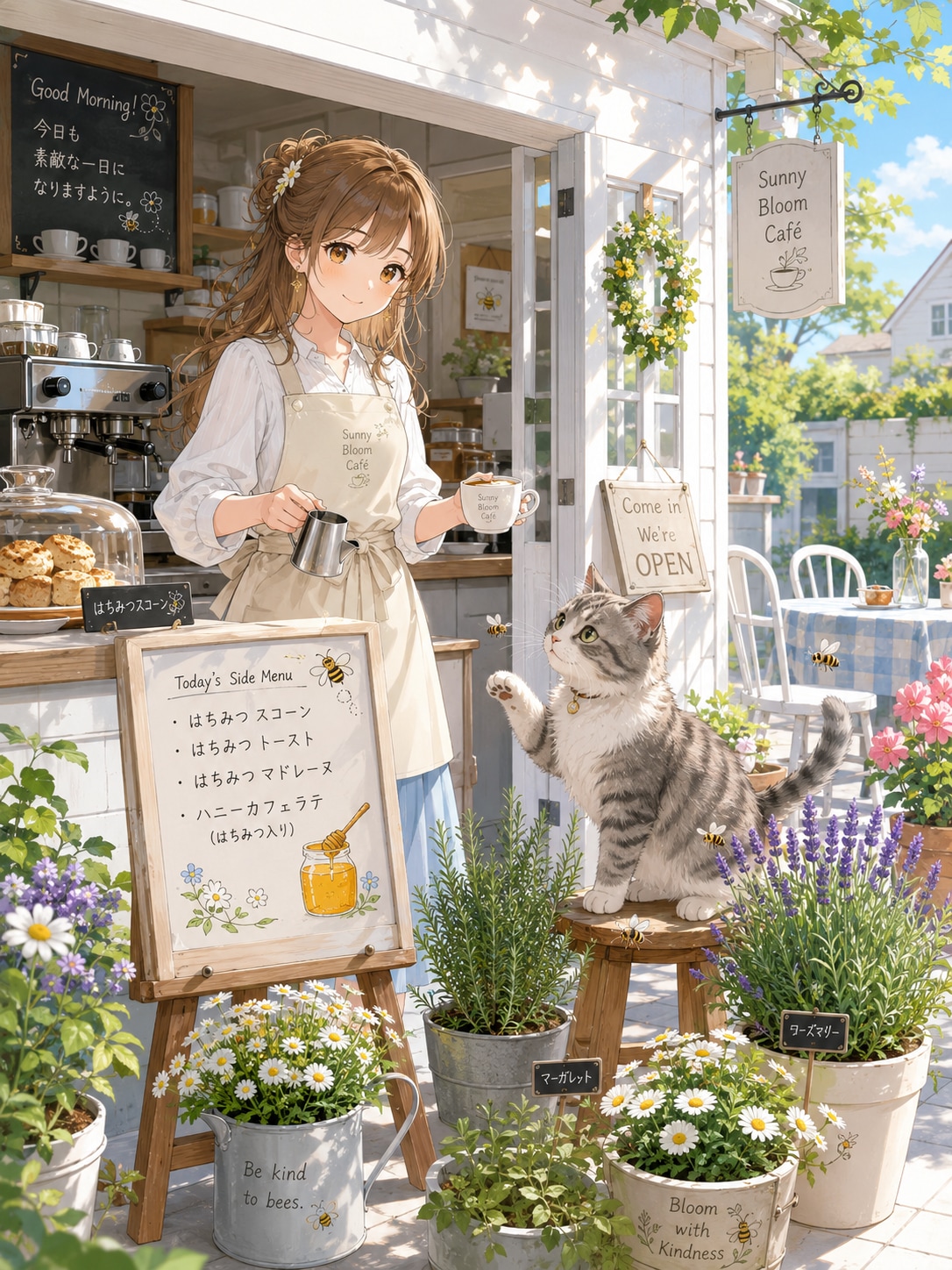 はちみつカフェ | の人気AIイラスト・グラビア