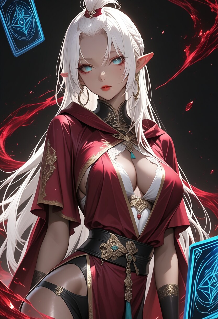 ダークエルフのブラッドメイジ