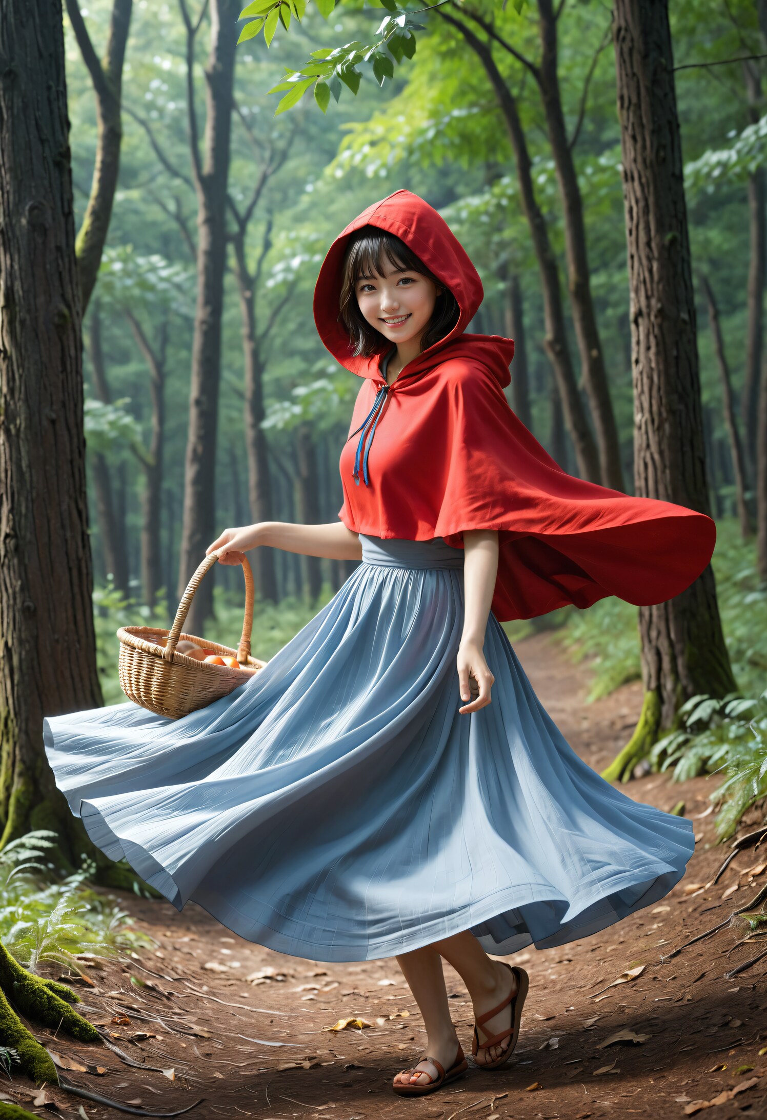 赤い頭巾の女の子