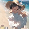 浜辺デート　女の子と海で遊びたいなぁ 3枚目