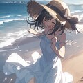 浜辺デート　女の子と海で遊びたいなぁ 4枚目