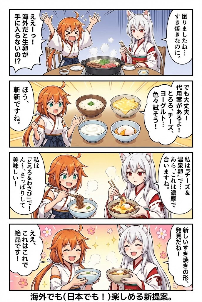 海外ですき焼きをしようとしたら