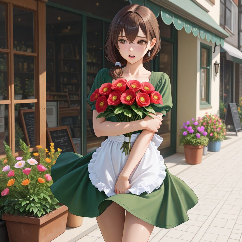 歩美 Flower Shop ver. (6) | の人気AIイラスト・グラビア