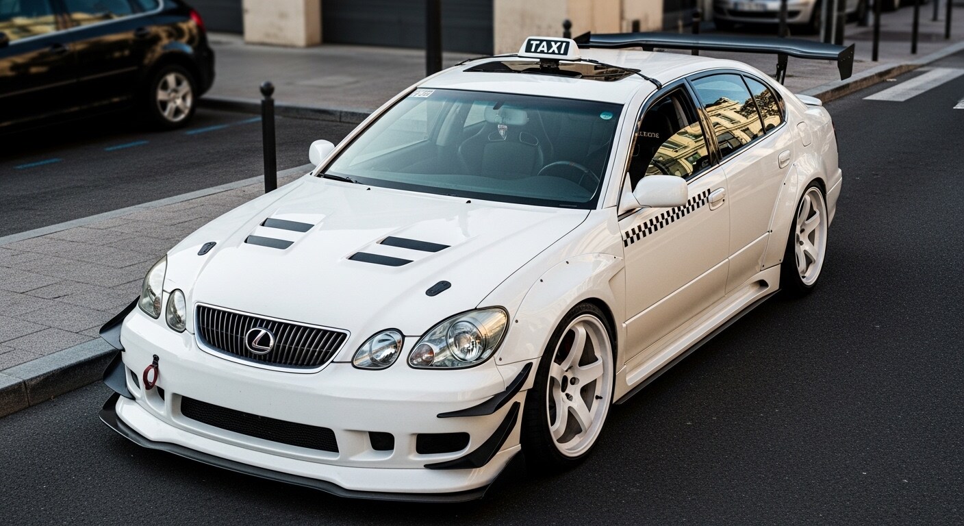 LEXUSセダンタクシーのドリ車 | の人気AIイラスト・グラビア