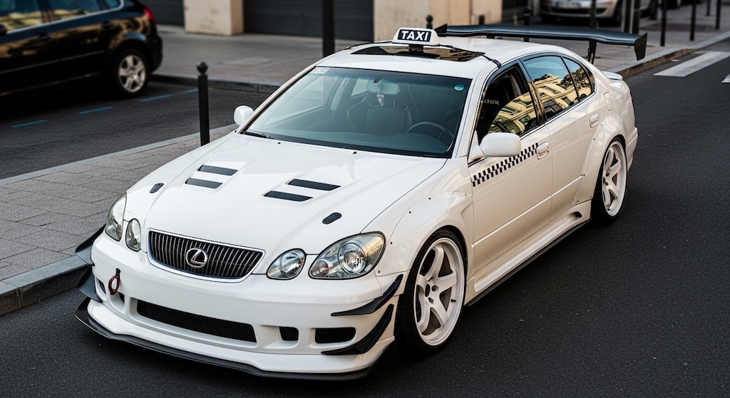 LEXUSセダンタクシーのドリ車