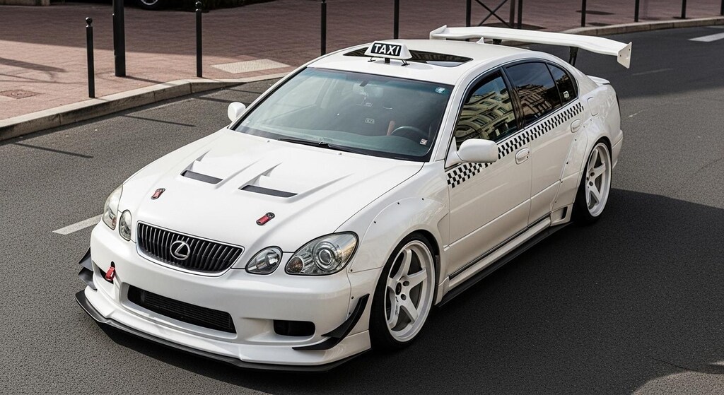 LEXUSセダンタクシーのドリ車