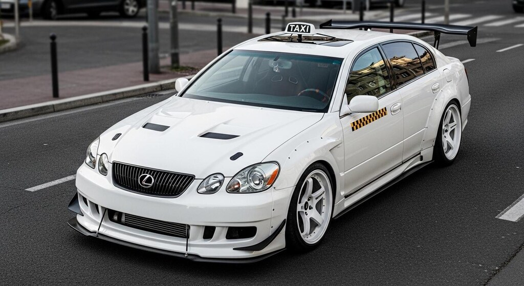 LEXUSセダンタクシーのドリ車