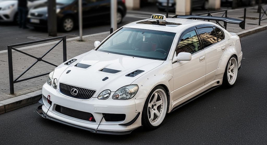 LEXUSセダンタクシーのドリ車