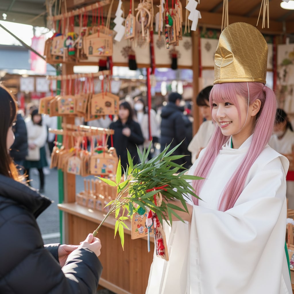 ももツイさん。十日戎