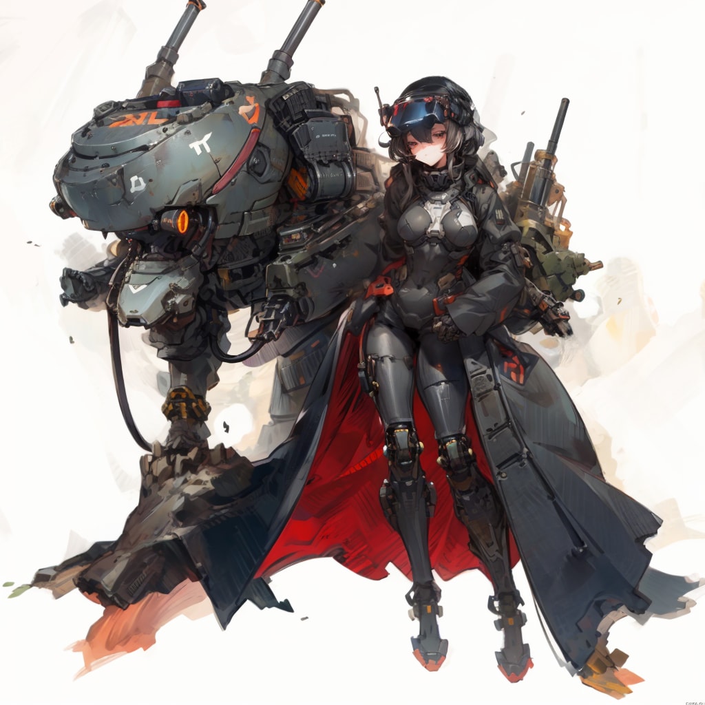 Girl and Robot1222 | の人気AIイラスト・グラビア