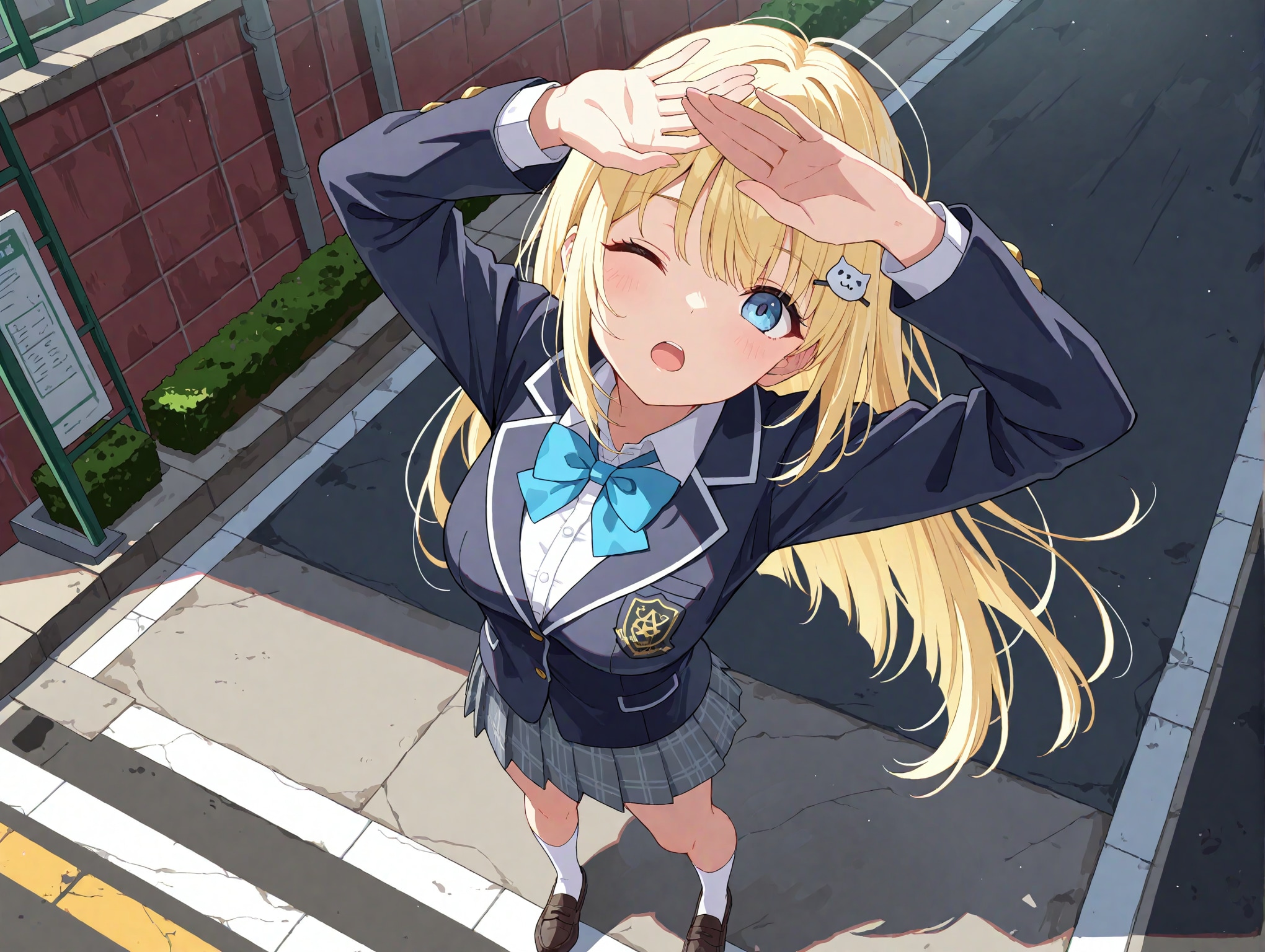 空を見上げるひまりちゃん | の人気AIイラスト・グラビア