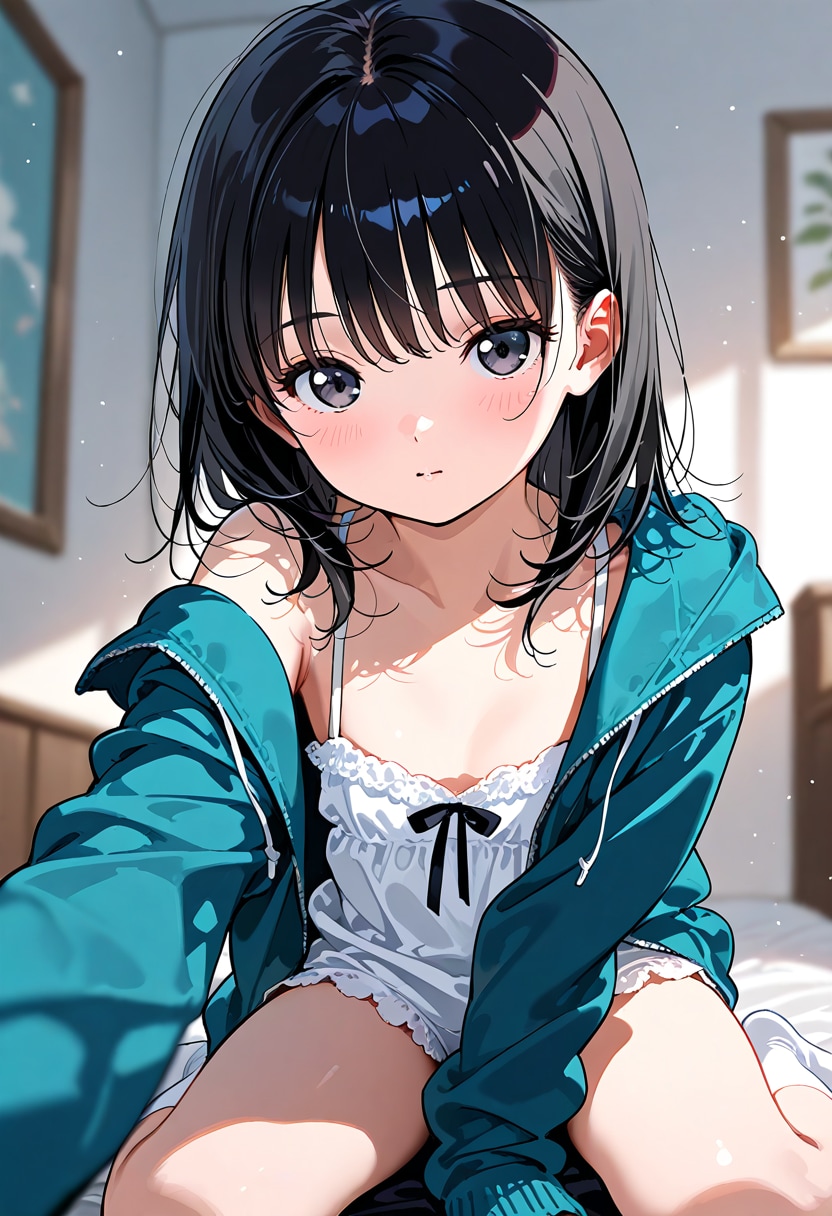 黒髪の美少女(100) | の人気AIイラスト・グラビア