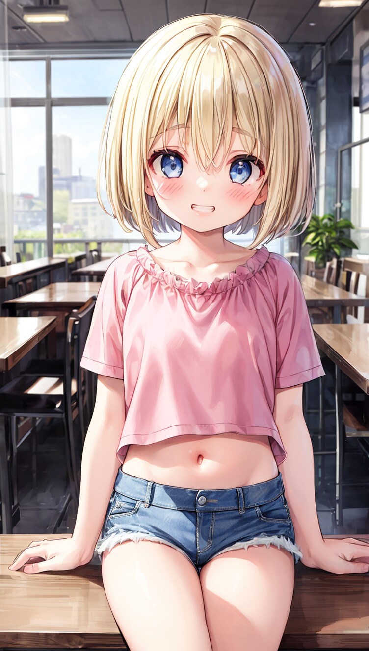 おへそと不敵な笑み＠カフェ
