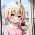 おへそと不敵な笑み＠カフェ 2枚目
