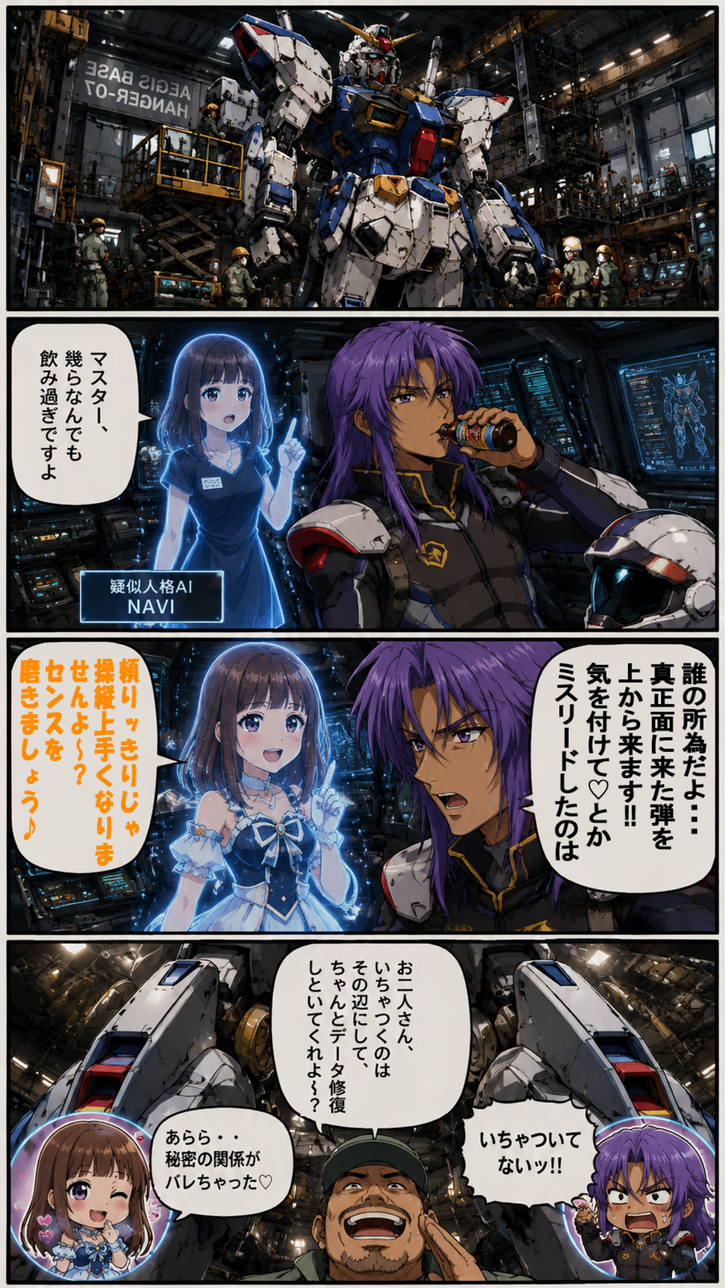 ホログラムもロボットの一種。
