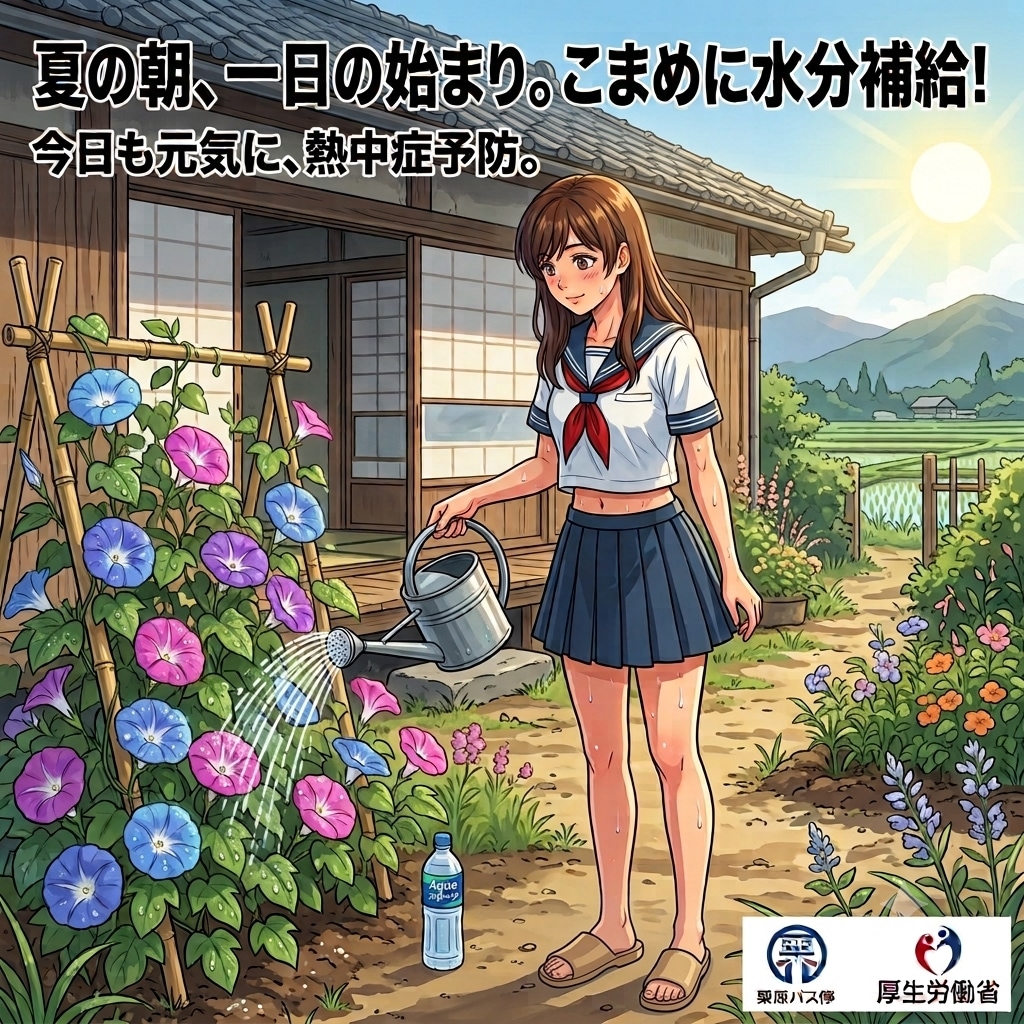皆さん、今日もしっかり水分補給してね8