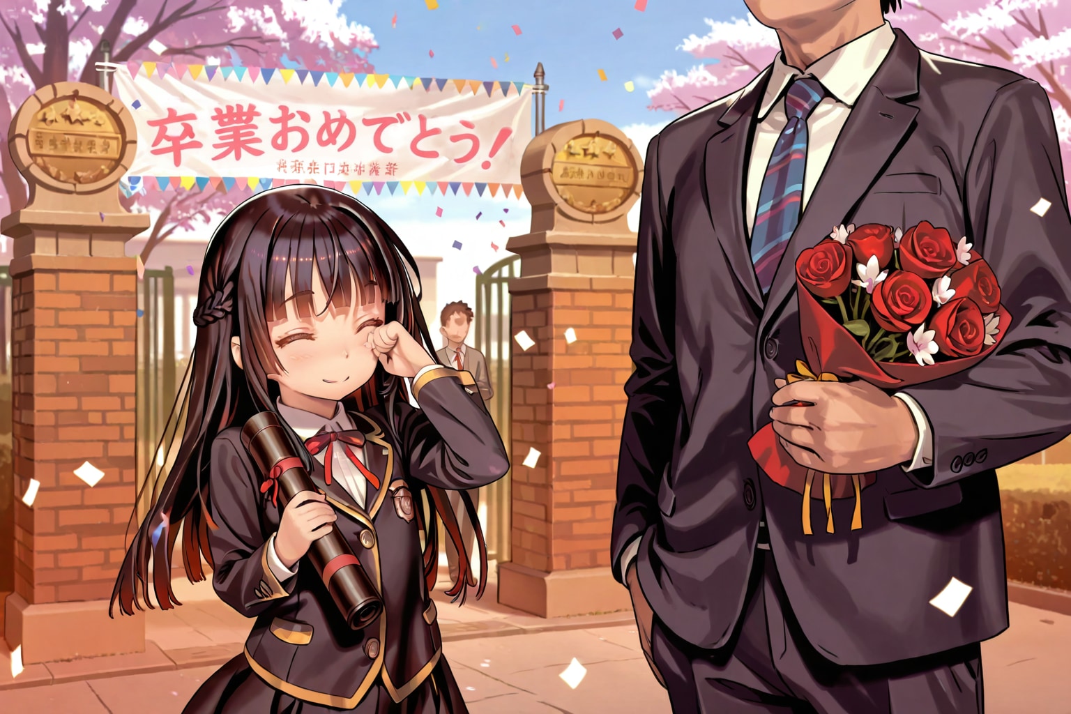 想い出のほかに何も残らないとしても、その輝きだけでこれからの長い人生を闘い続ける決意が湧く世代の父親と卒業したての女の子