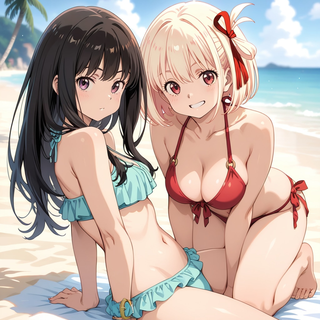 ちさたき水着② | の人気AIイラスト・グラビア