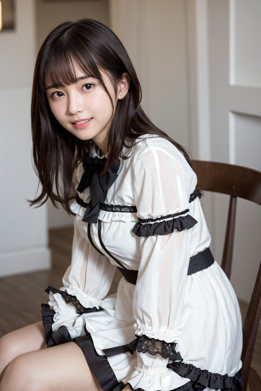 ロリィタファッションの女の子