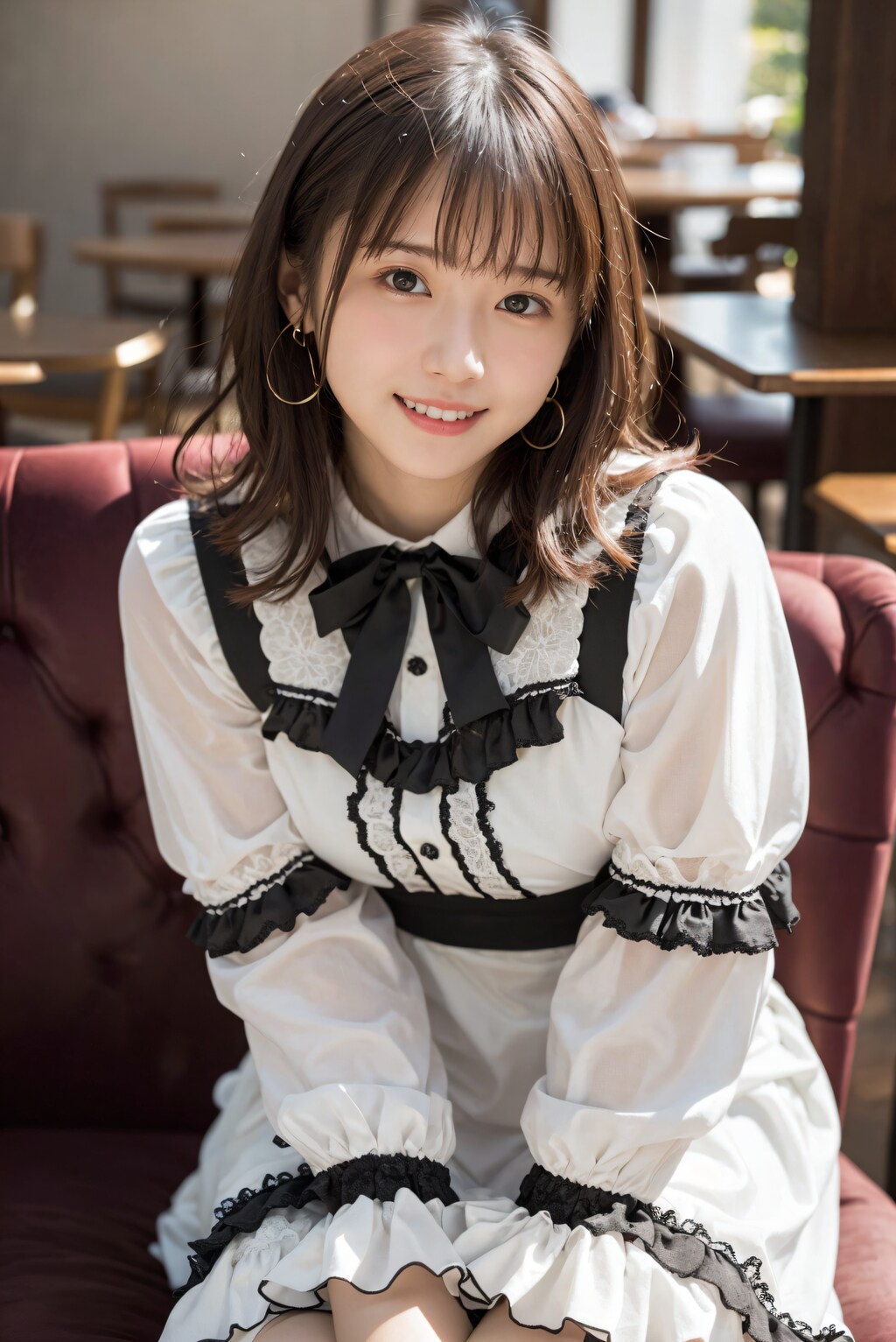 ロリィタファッションの女の子