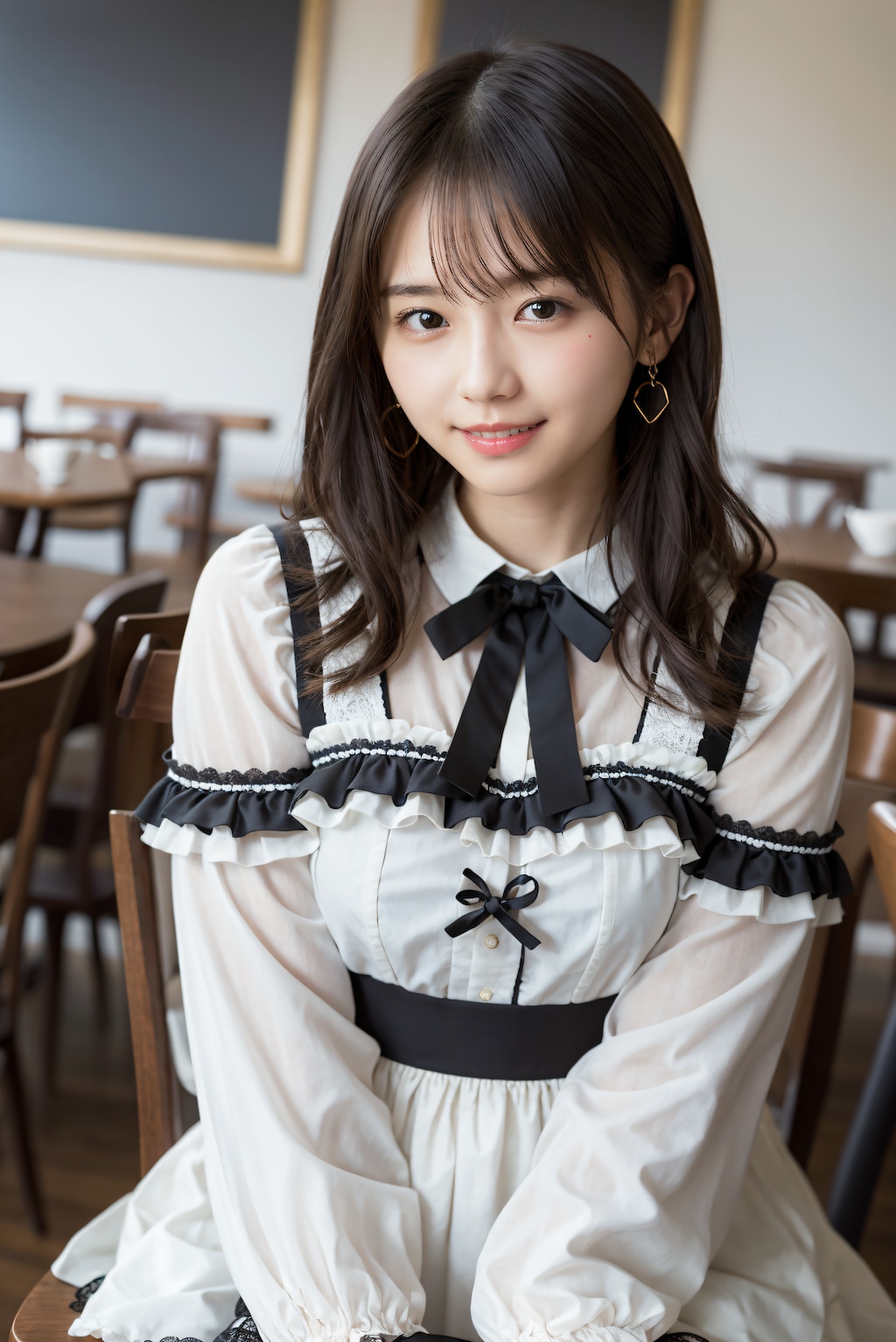 ロリィタファッションの女の子