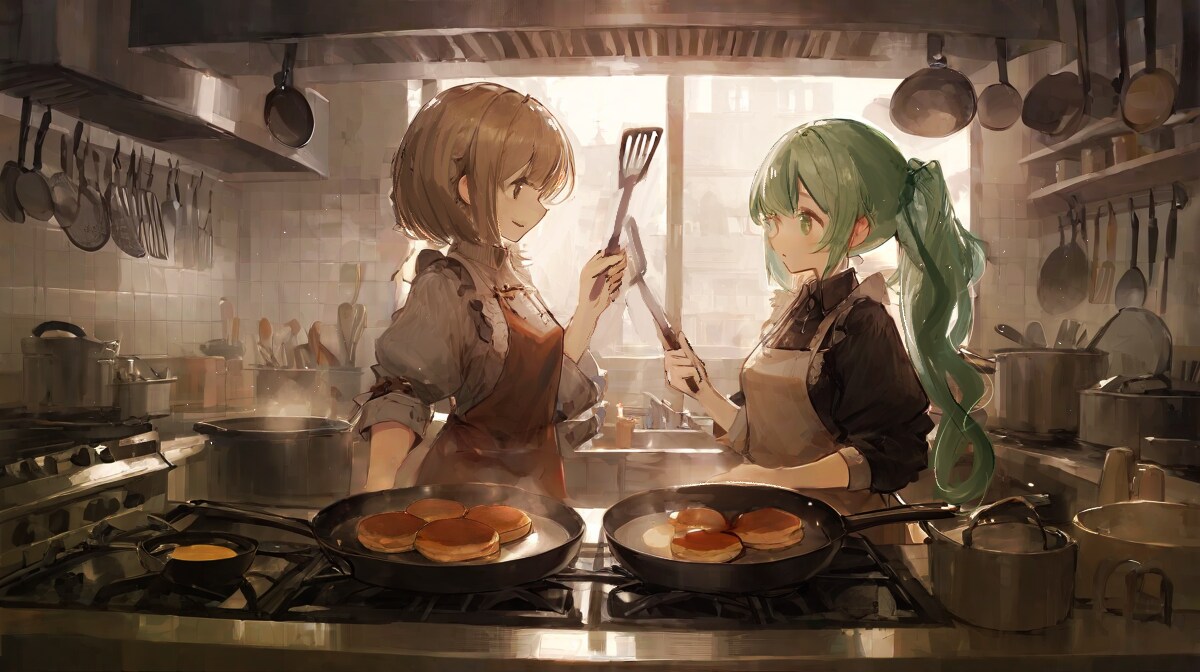 パンケーキをつくりましょう