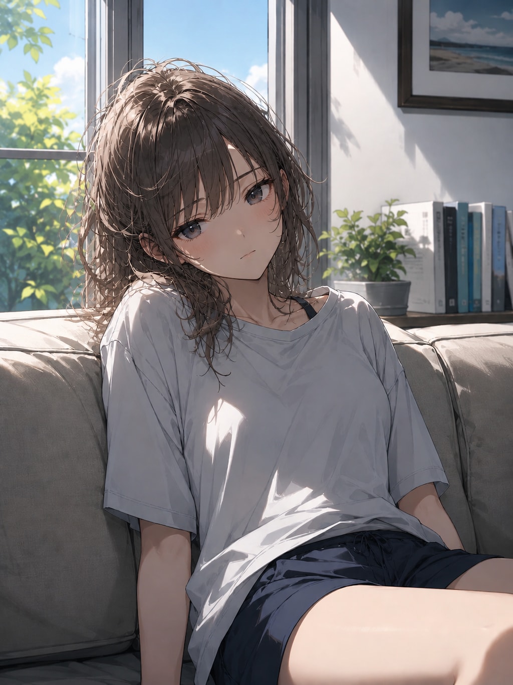 お疲れの妹っぽい子