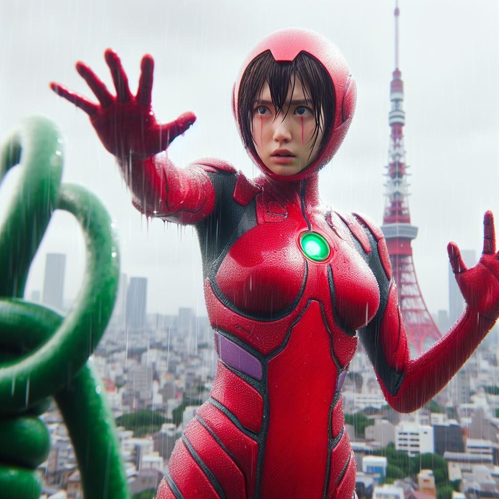 巨大ヒロインレッドレディ