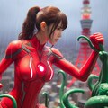 巨大ヒロインレッドレディ 7枚目